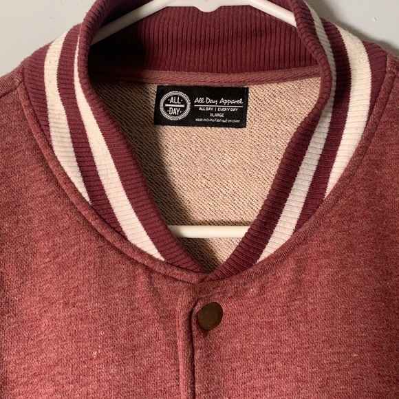 All Day Apparel Button up Sweat shirt - Picture 2 of 4